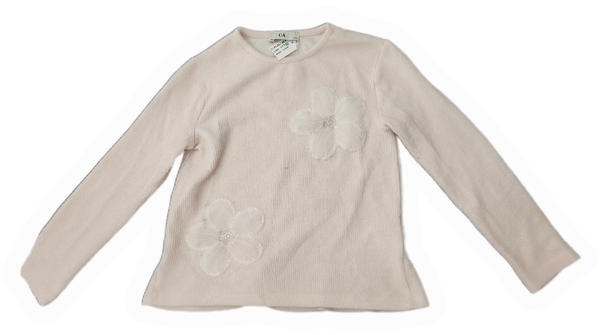 Mädchen Langarmshirt in Rosa