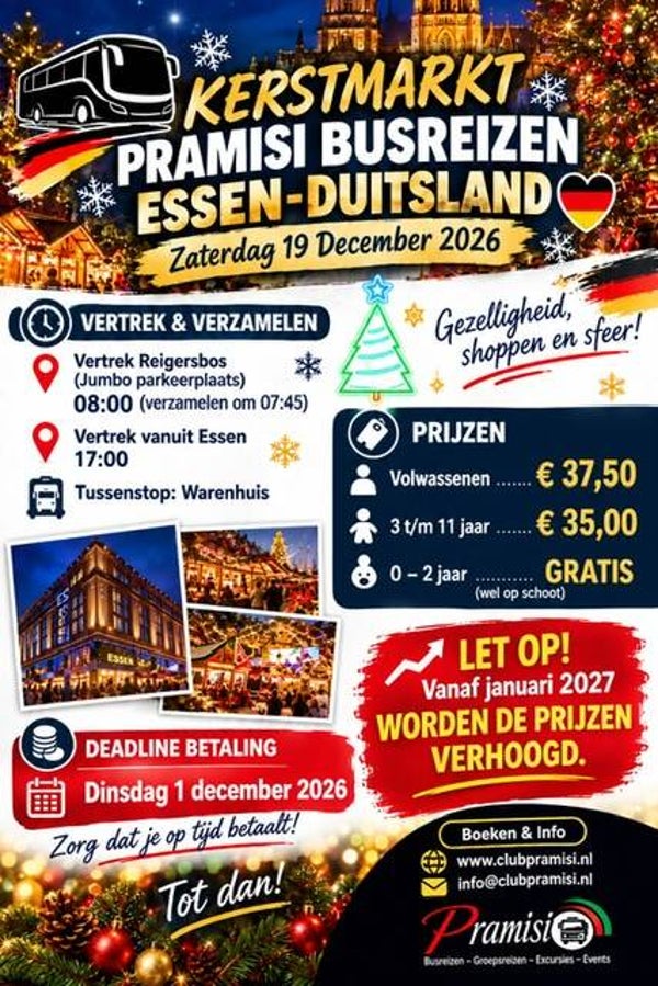 Essen- Duitsland Kerst Markt 2026