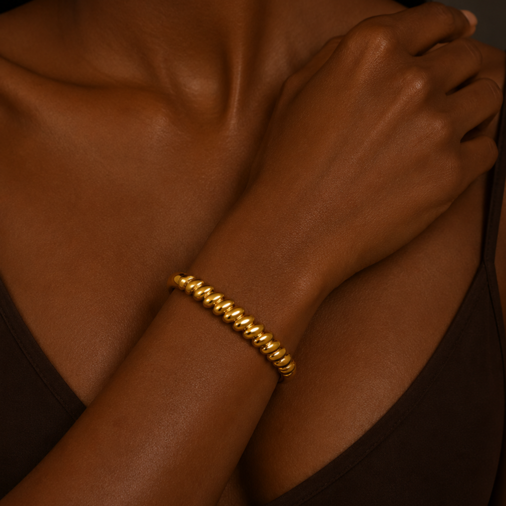 18k Gold Plated Stainless steel bracelet