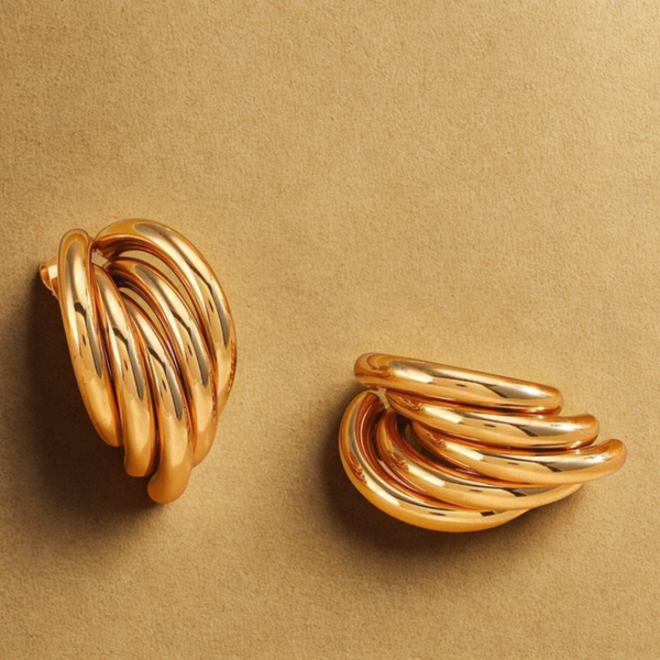 Gold Chunky Earrings