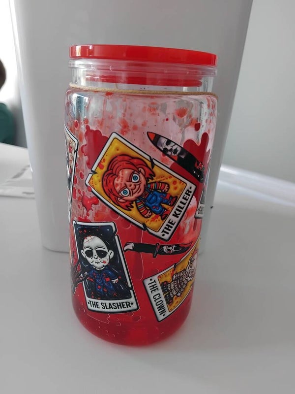 "blood" drip tumbler
