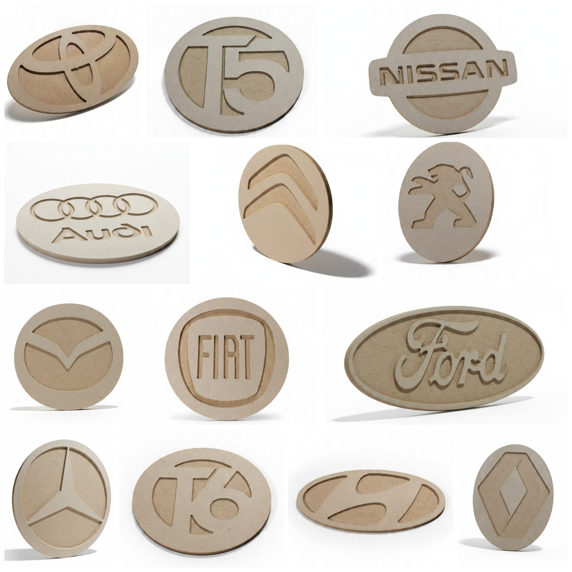 MDF Automotive logo signs