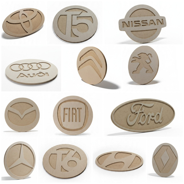 MDF Automotive logo signs