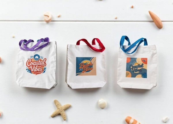 Set of 3 Beach/Shopping/Camping/Days Out Tote Bags By Morning Campers