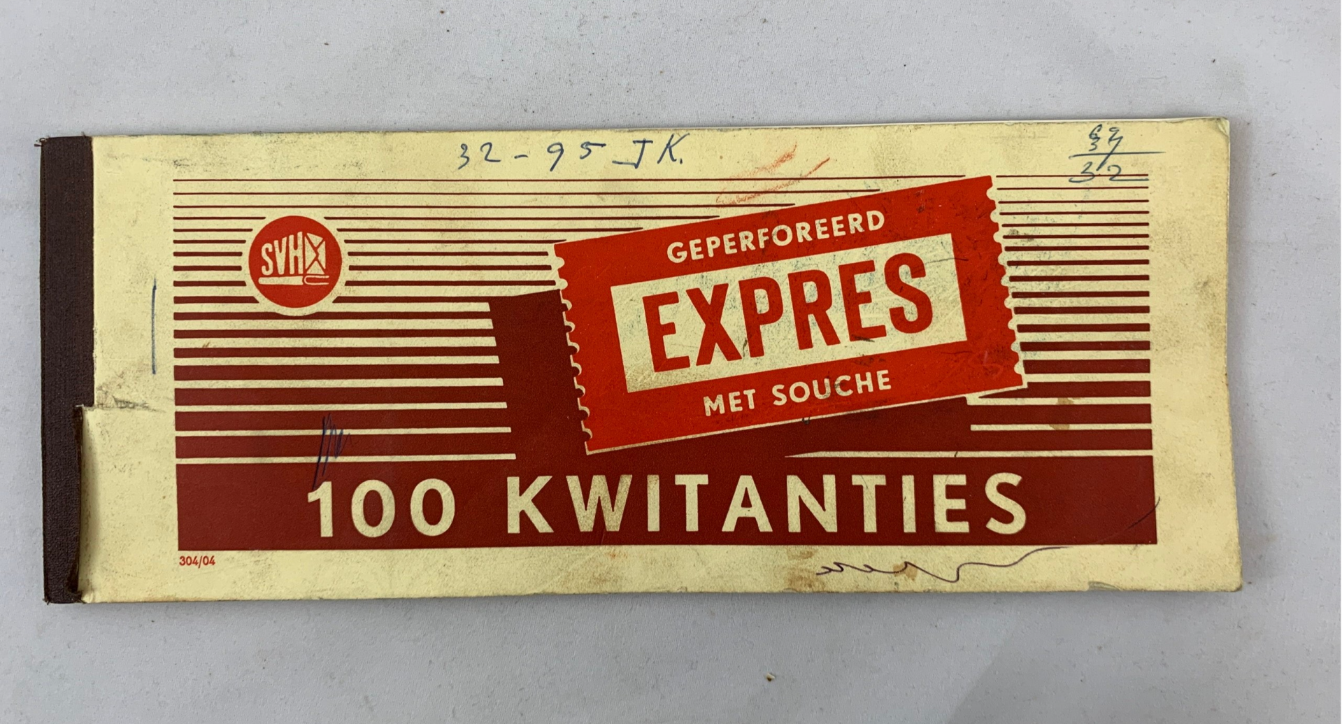 Vintage SVH Sigel Expres kwitantieboekje uit de jaren '50-'60