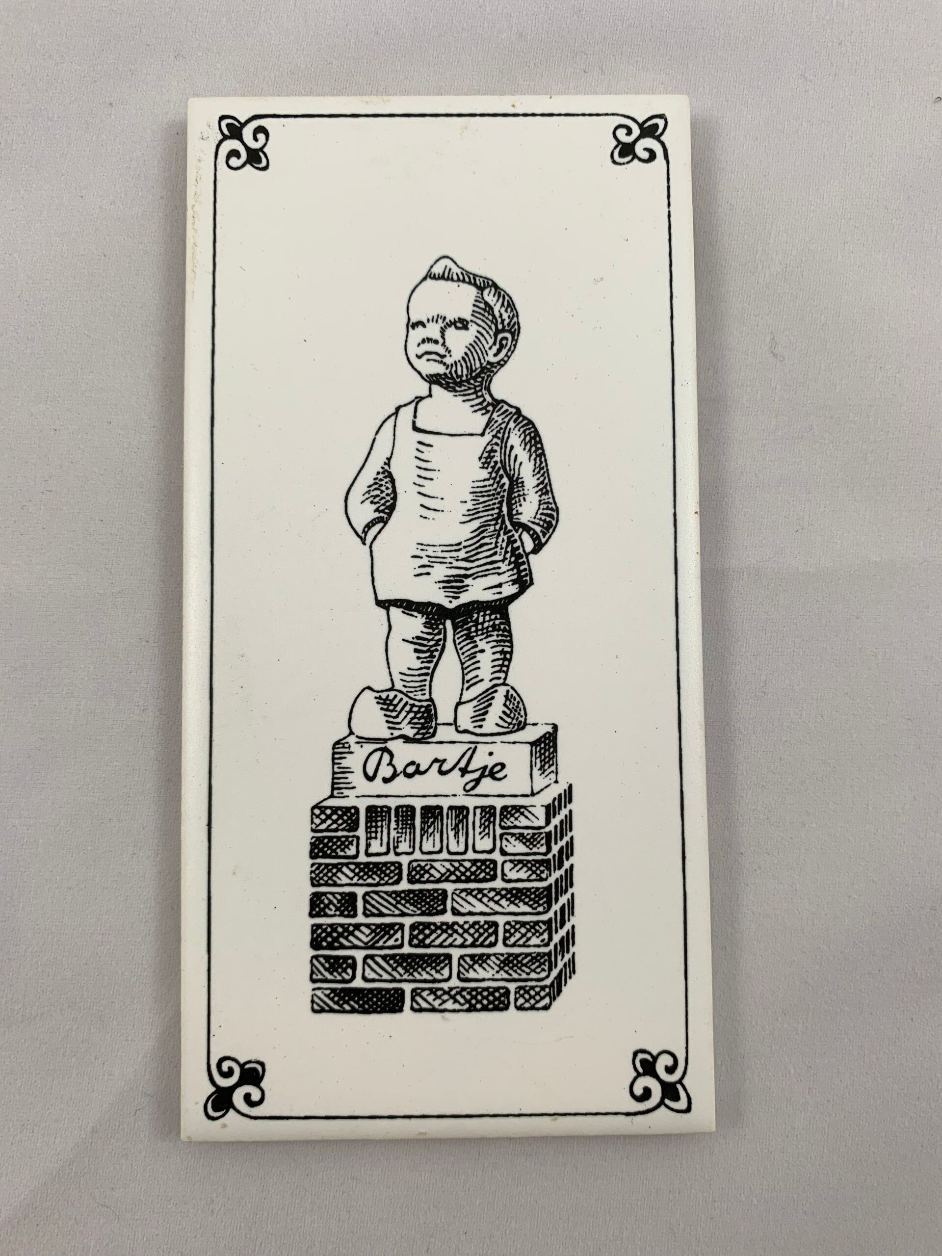 Wandtegeltje van Bartje Bartels, jaren '70