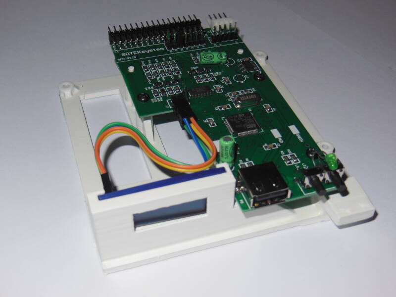 Amiga 500 Gotek Diskettenlaufwerk Emulator Halterung OLED Kabel Flash
