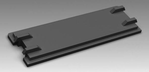 Amiga 1200 - trapdoor (achterzijde) dicht.