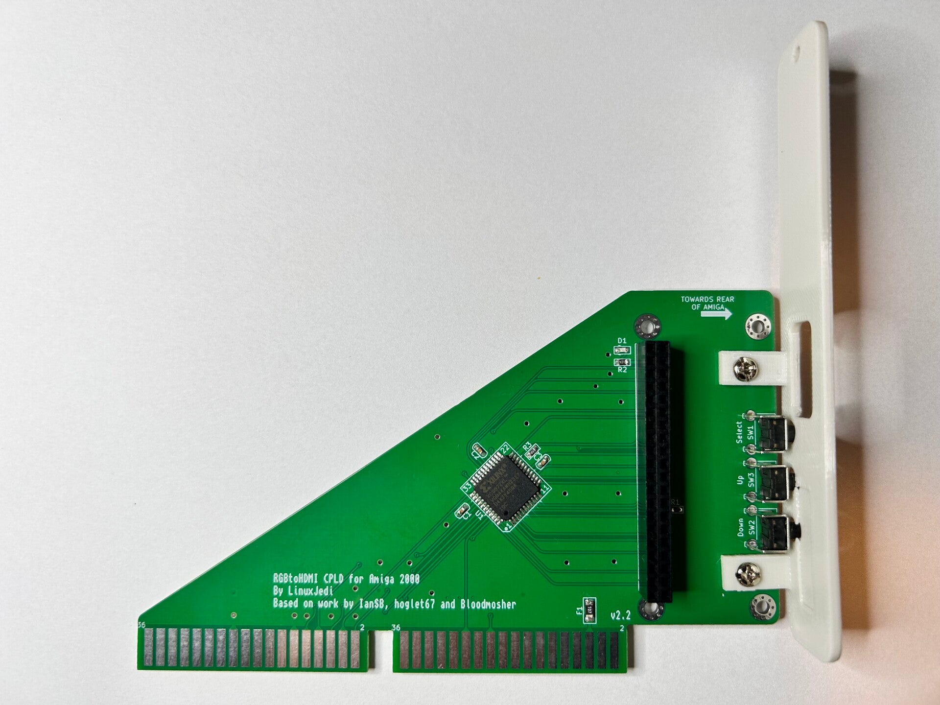 RGB to HDMI Video-Adapter board CPLD v2.2 for Amiga 2000