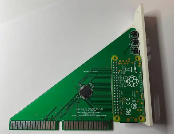 RGB to HDMI Video-Adapter board CPLD v2.1 for Amiga 2000