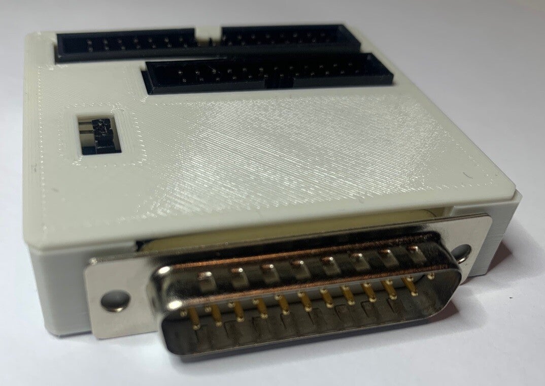 Amiga external floppy adapter