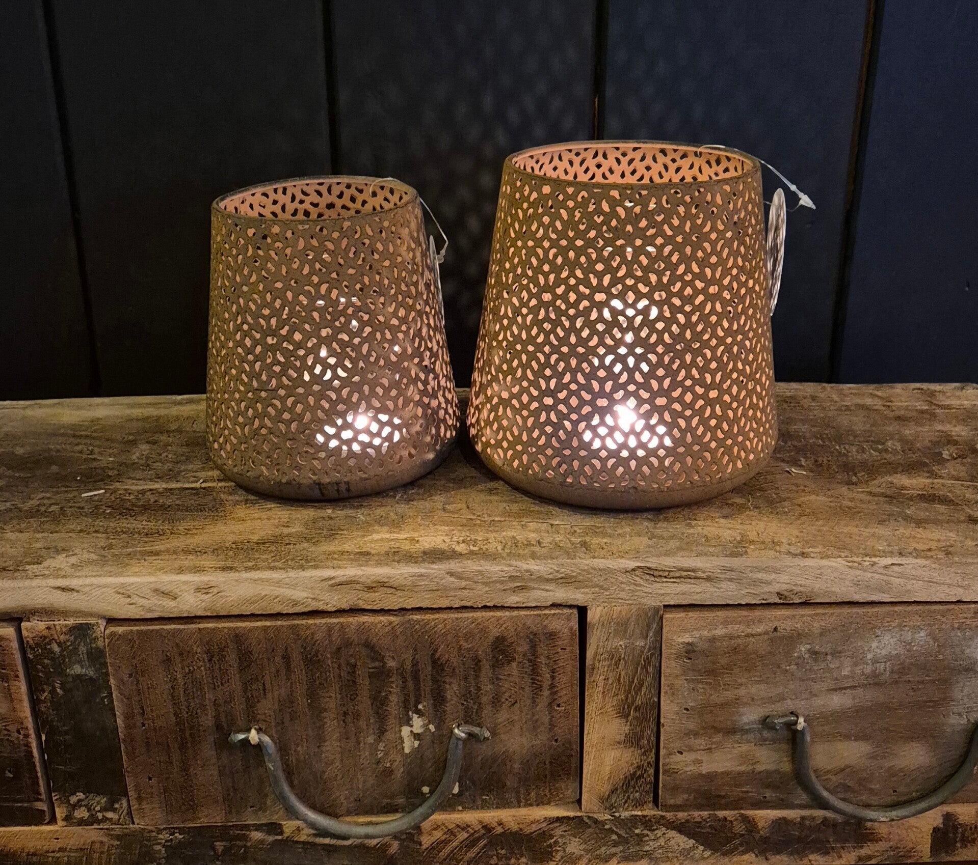 Roest windlichtje