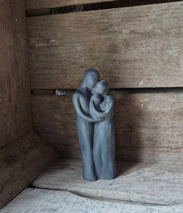 Man, vrouw en baby