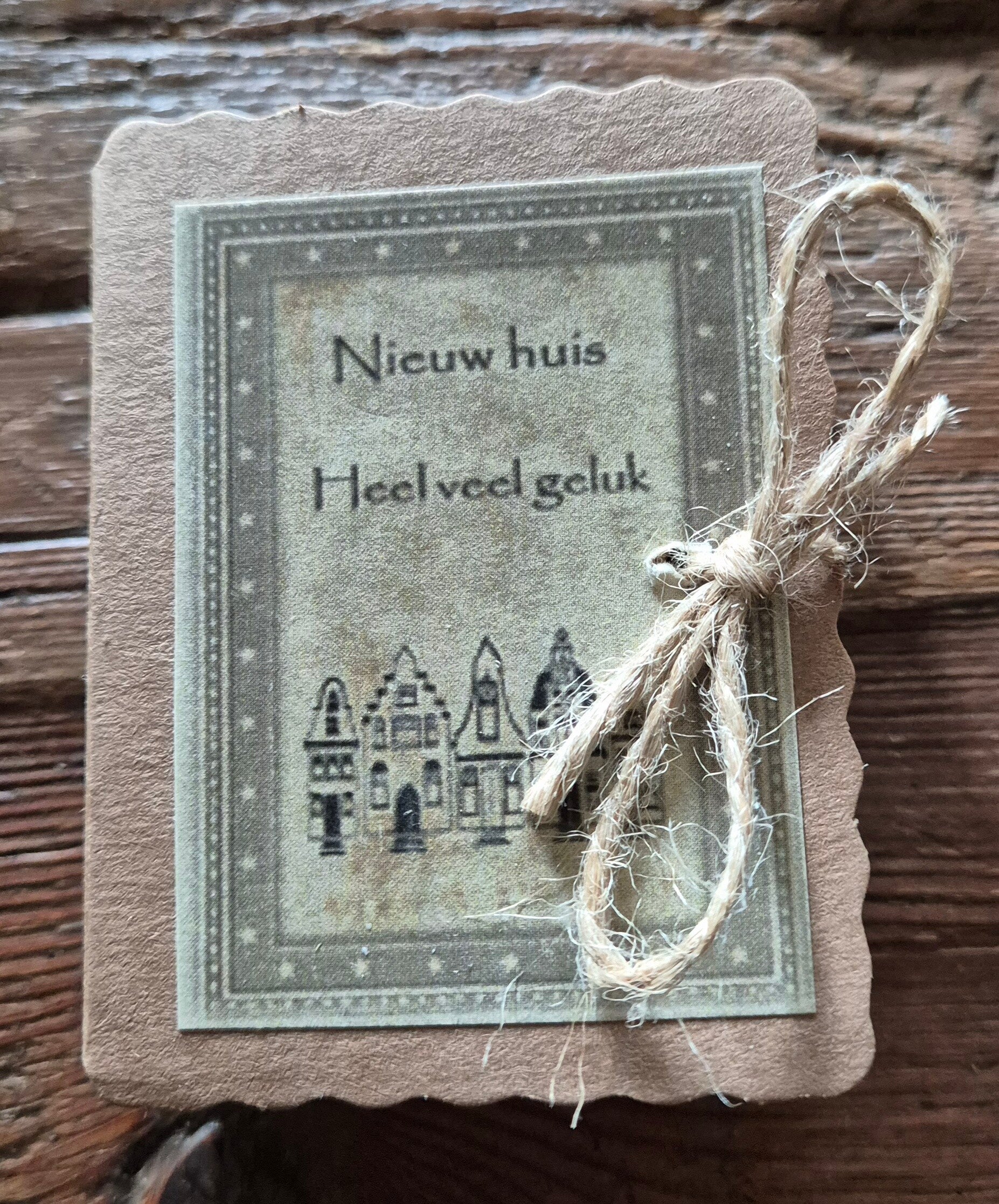 Zeepje Nieuw huis