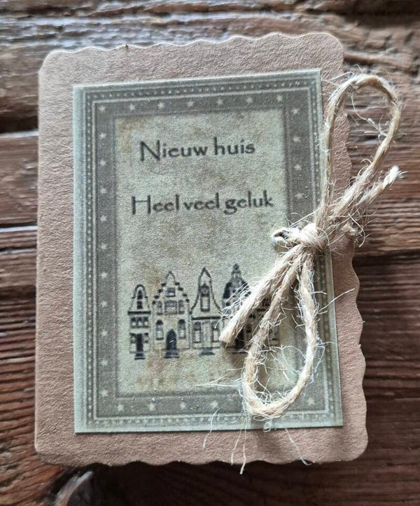 Zeepje Nieuw huis