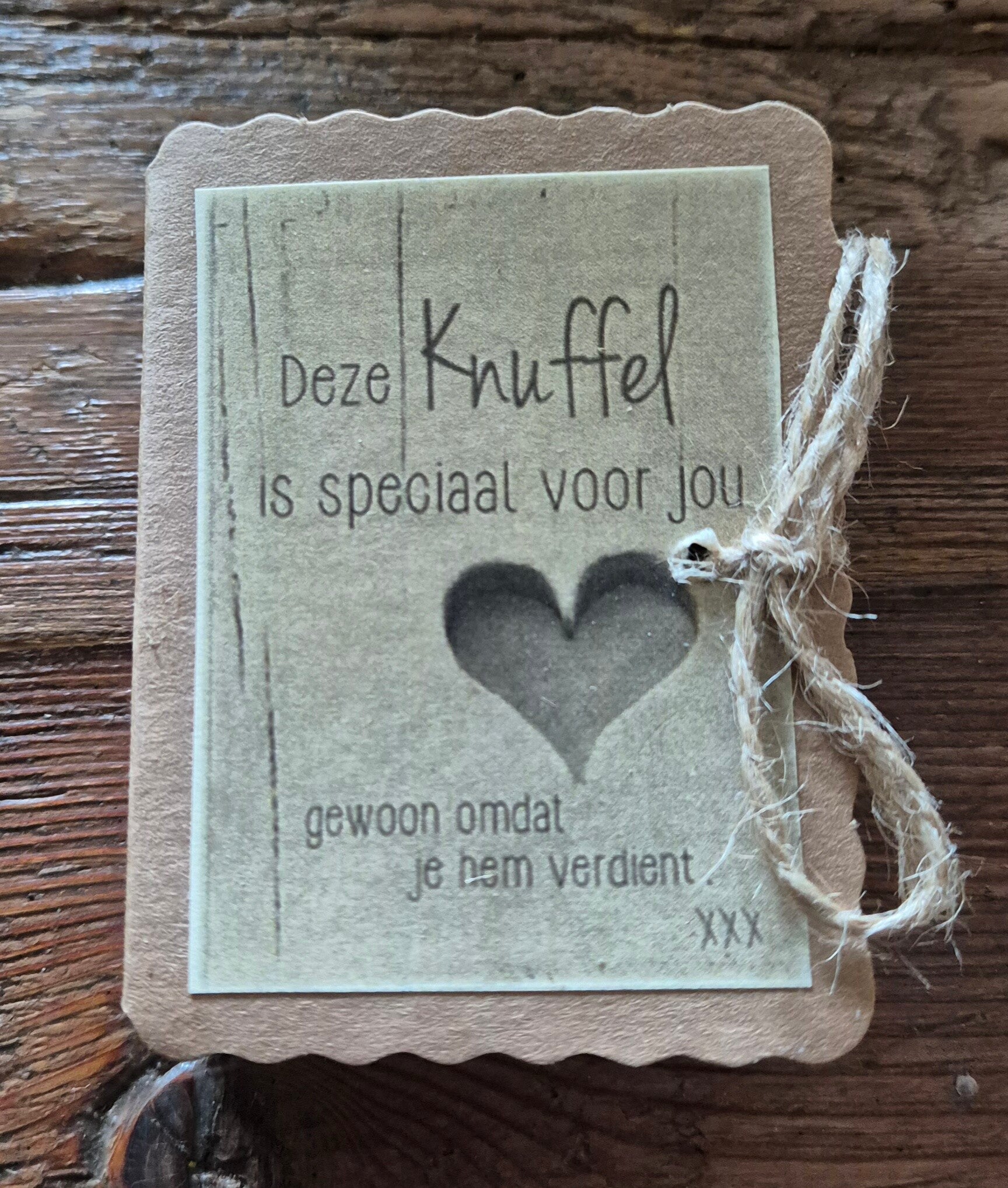 Zeepje Deze knuffel