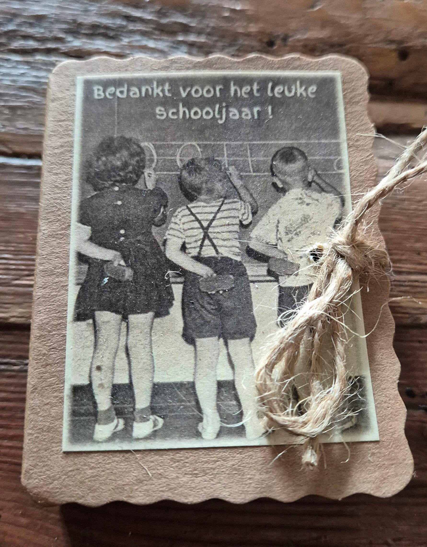 Zeepje Bedankt voor het leuke schooljaar