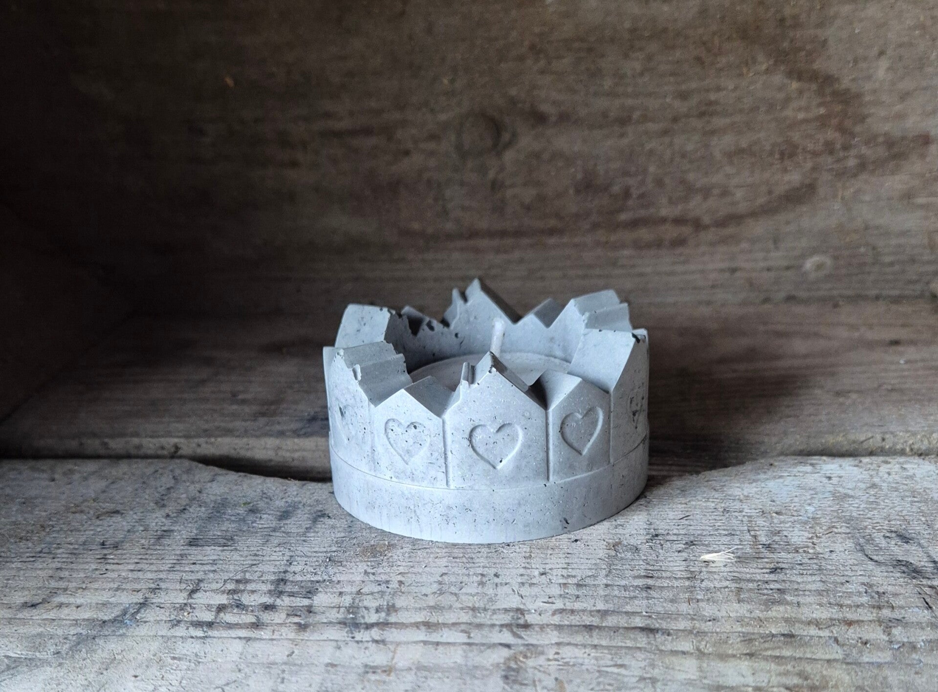 Waxinehouder huisjes klein