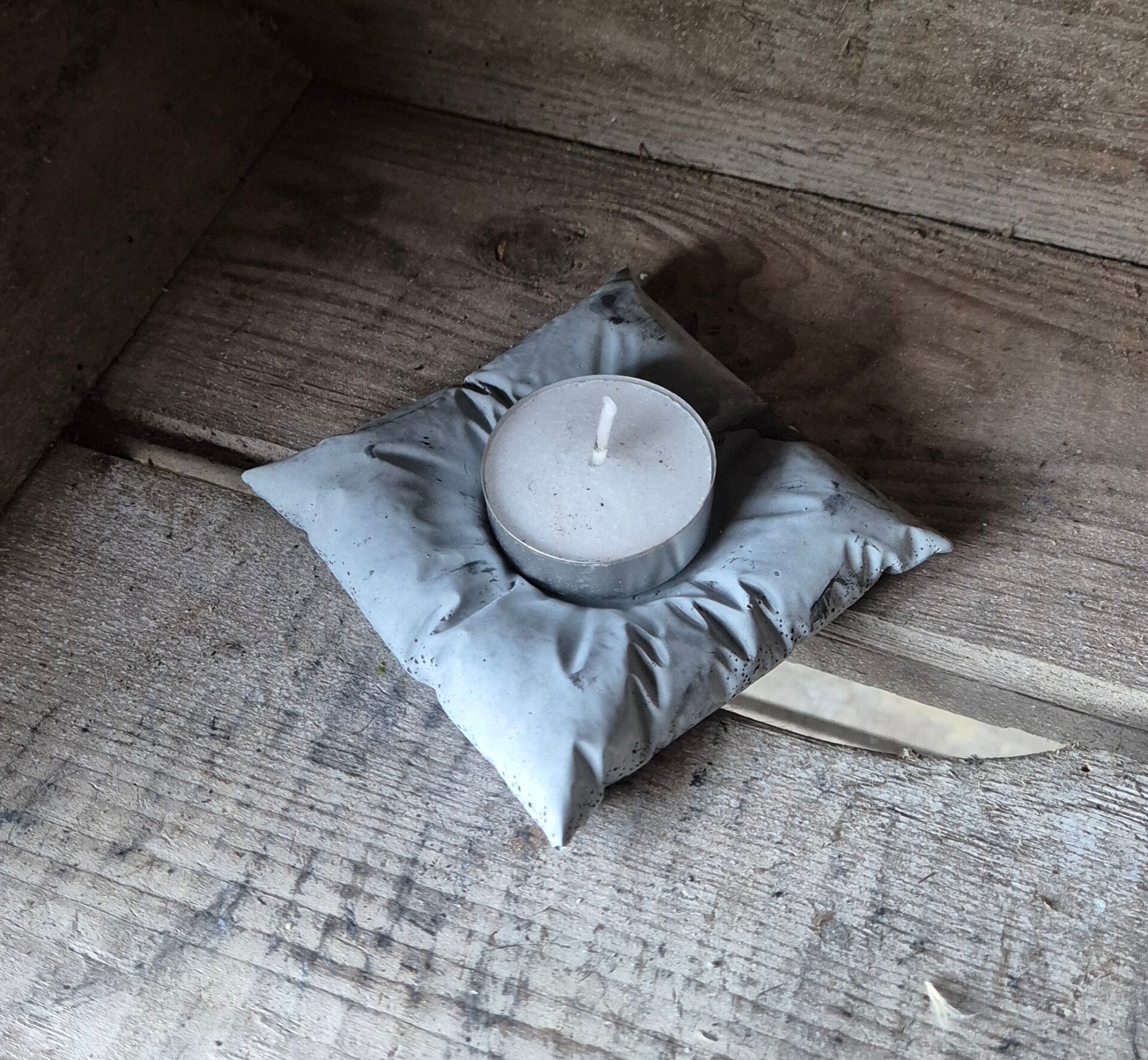 Waxinehouder kussen