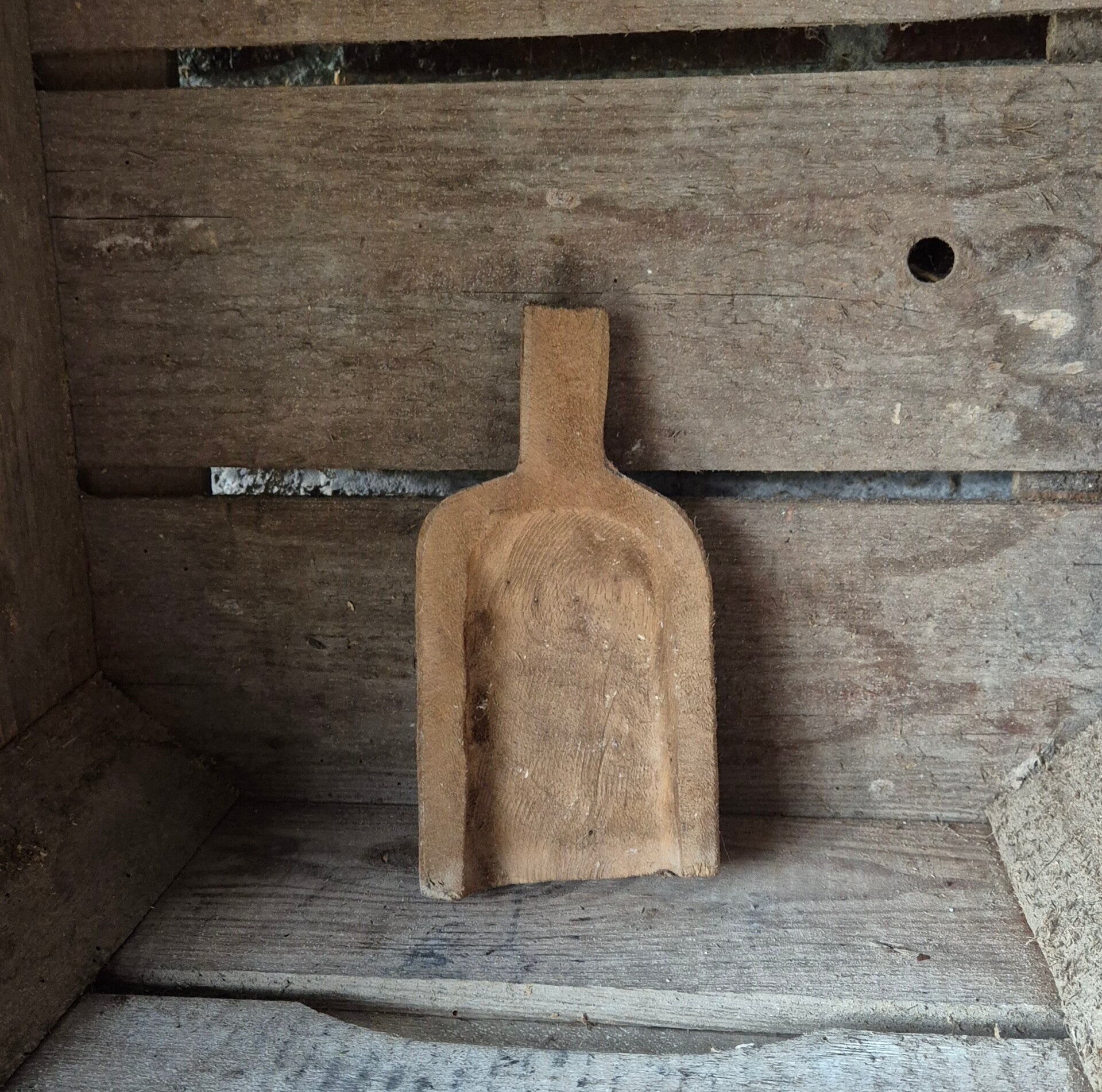 Houten schepje