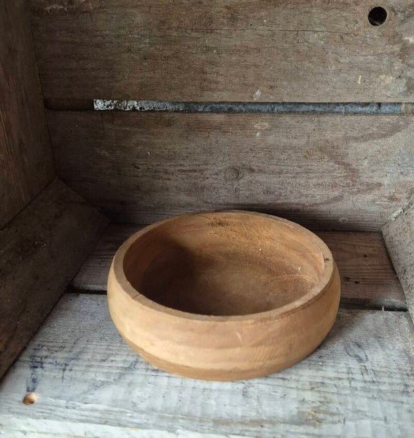 Houten bakje rond 01