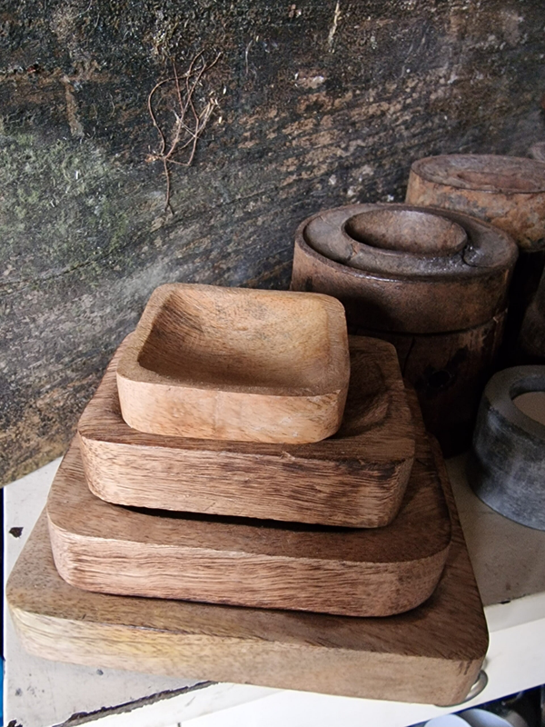 Houten schaaltje