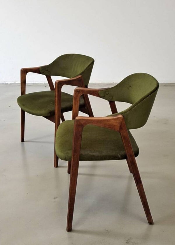 Paire de fauteuils Mid-Century