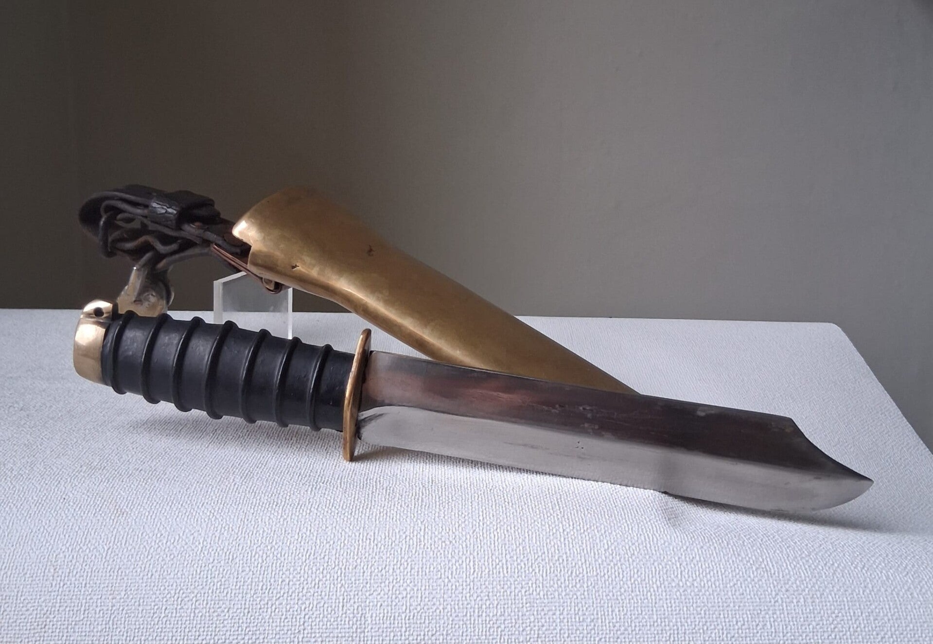 Couteau de scaphandrier soviétique NV-1 (HB-1) Marine URSS - Guerre froide - Avec fourreau et suspension