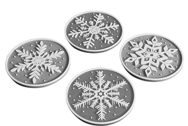 Untersetzer - Schneeflocke