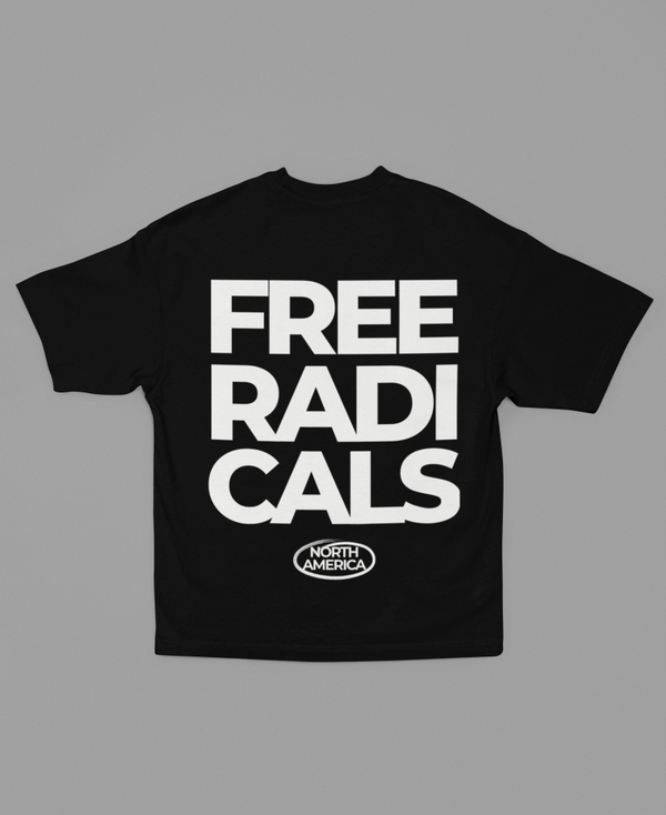 FREE RADICALS - ENJOY MOVEMENT CONFERENCE 25' -OVERSIZED T-SHIRT