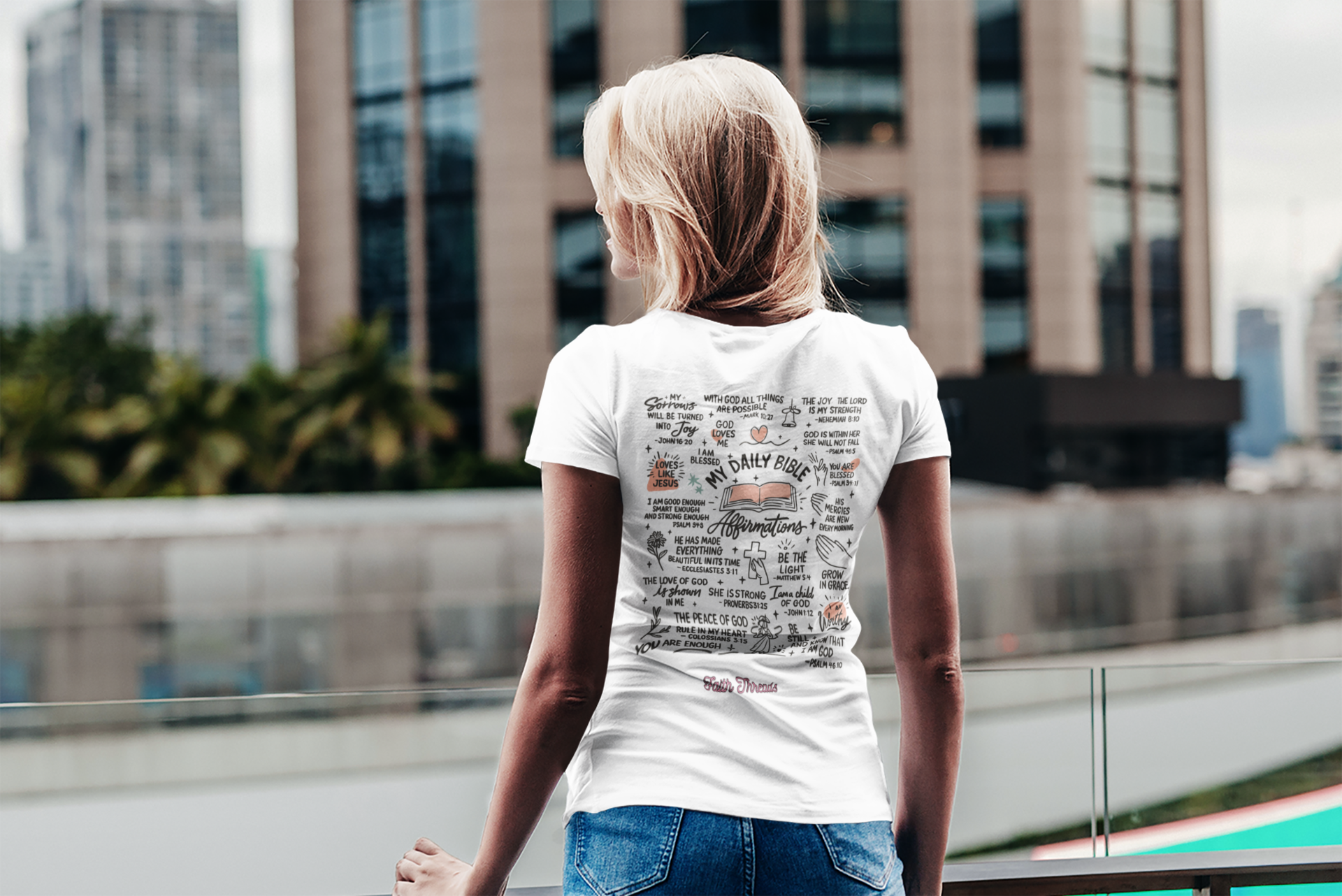 “MY DAILY BIBLE AFFIRMATIONS” -  Women's Tee