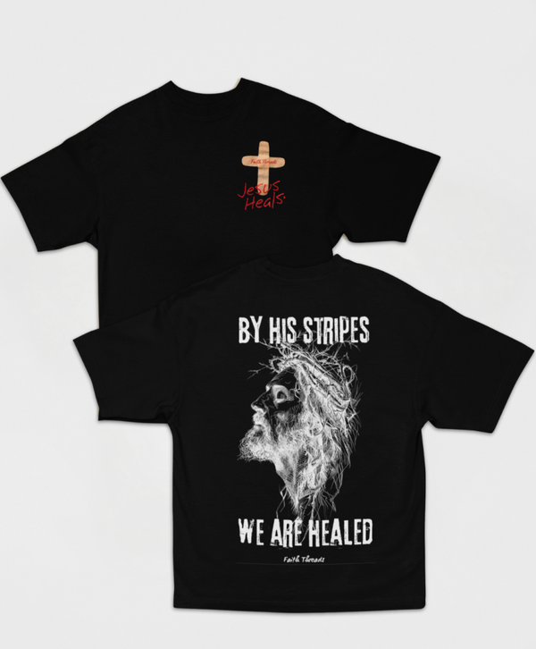 Oversized Tee  "JESUS HEALS "