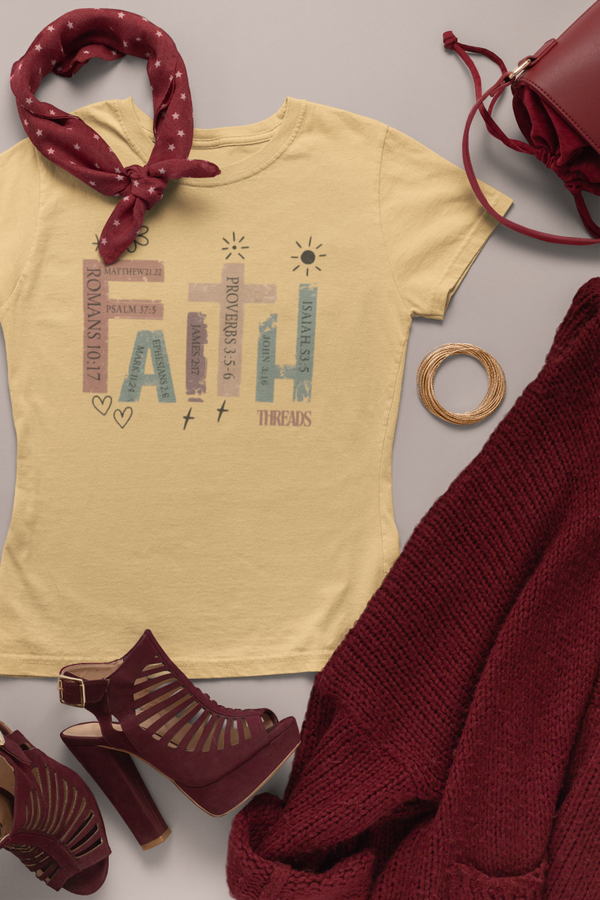 “Faith Verses” Women’s Tee – Wear the Word.