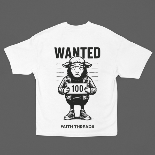 Oversized Tee "Wanted/Found" – Urban Faith Collection