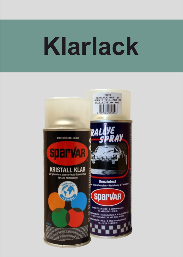 Klarlacke in Glanzgraden