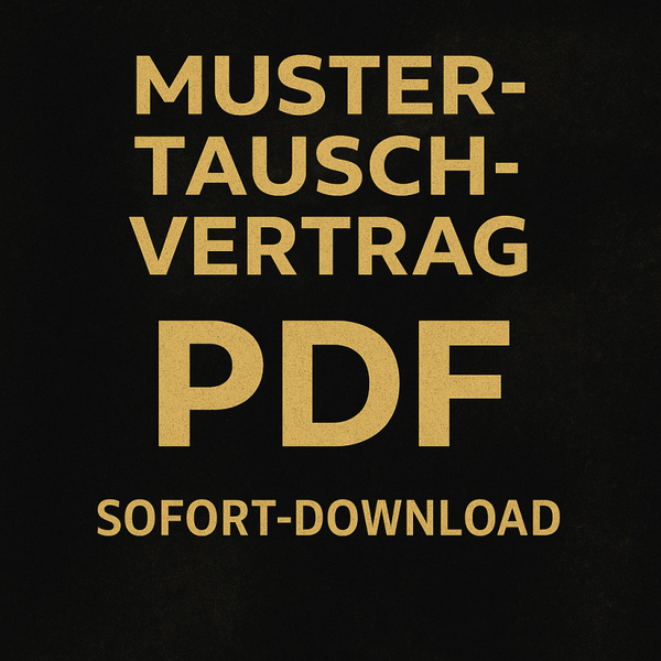 Muster-Tauschvertrag (PDF) – Privat an Privat | MrCarAgent.de