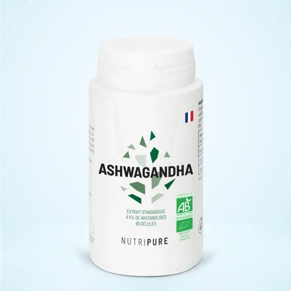 Ashwagandha KSM66 Bio - 60 gélules - 2 mois