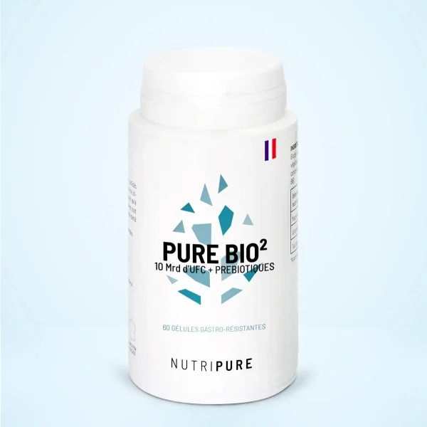 Pure Bio - Pré et probiotiques - 60 gélules - 1 mois