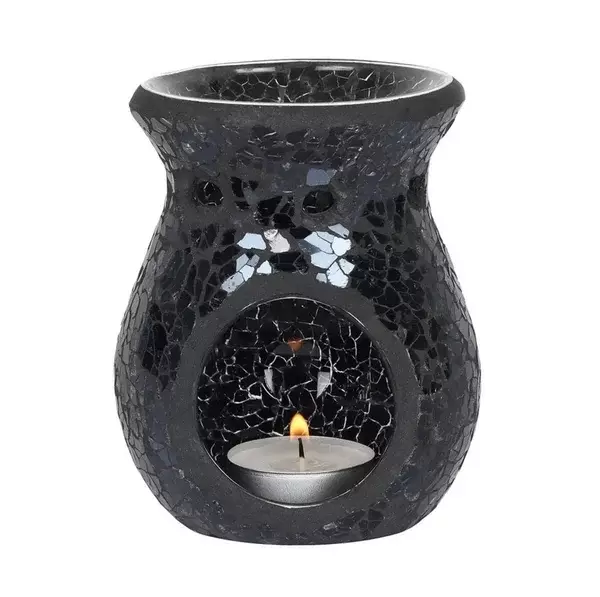 Mozaïek Glass Burner Zwart