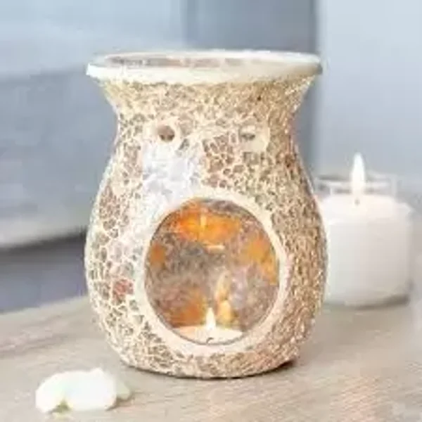 Mozaïek Glass Burner Gold