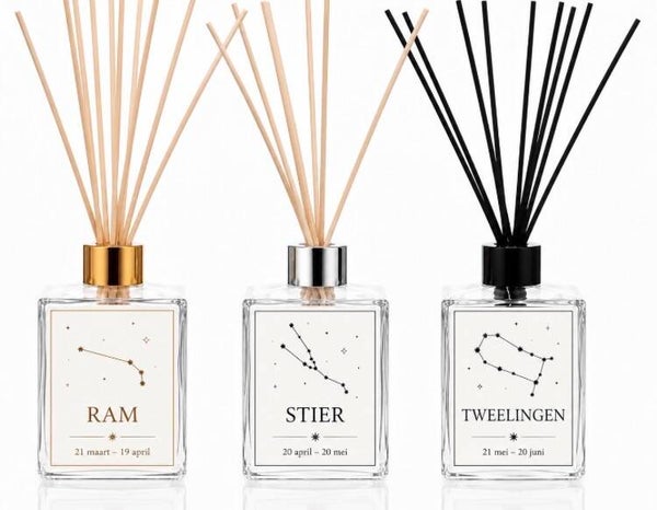Reed diffuser Zodiac Sign.