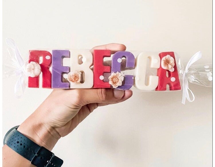 Waxmelt Naam Grote Letters.