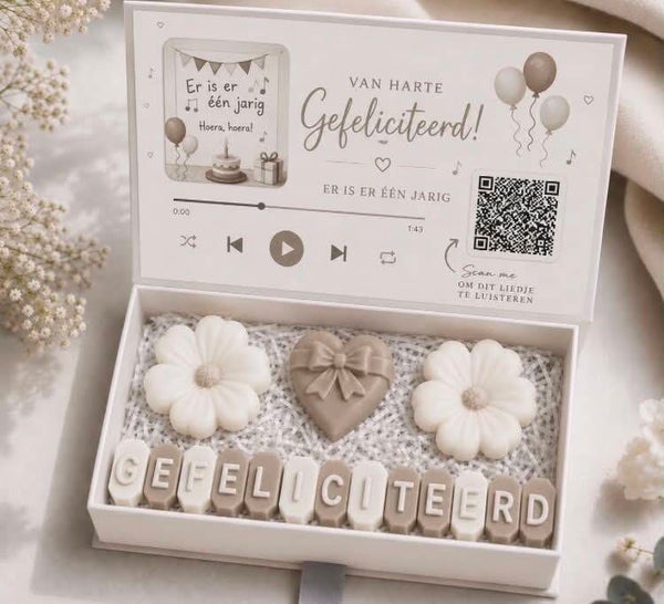 Waxmelt box qr code Gefeliciteerd waxmelts.