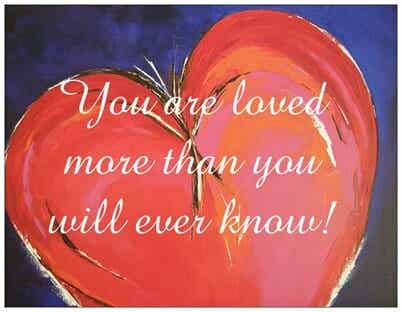 You are loved (hart)