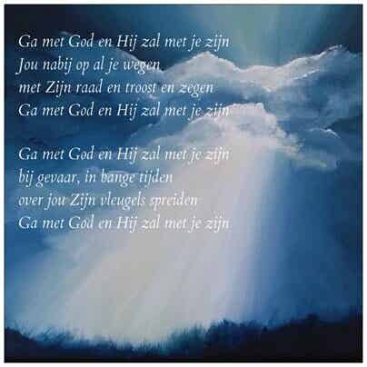 Ga met God en Hij zal met je zij3