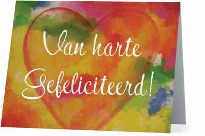 Van harte gefeliciteerd (hart)