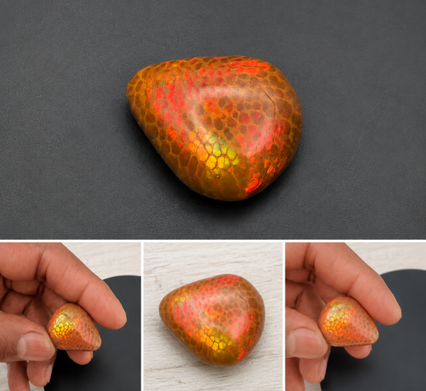 40,5 CT Zeldzame honingraat Ethiopische opaal