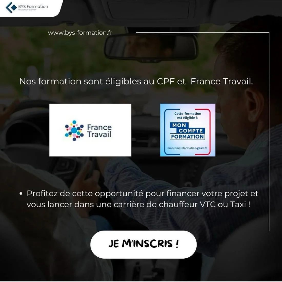 Formations BYS Formation 60 finançables par le CPF et France Travail