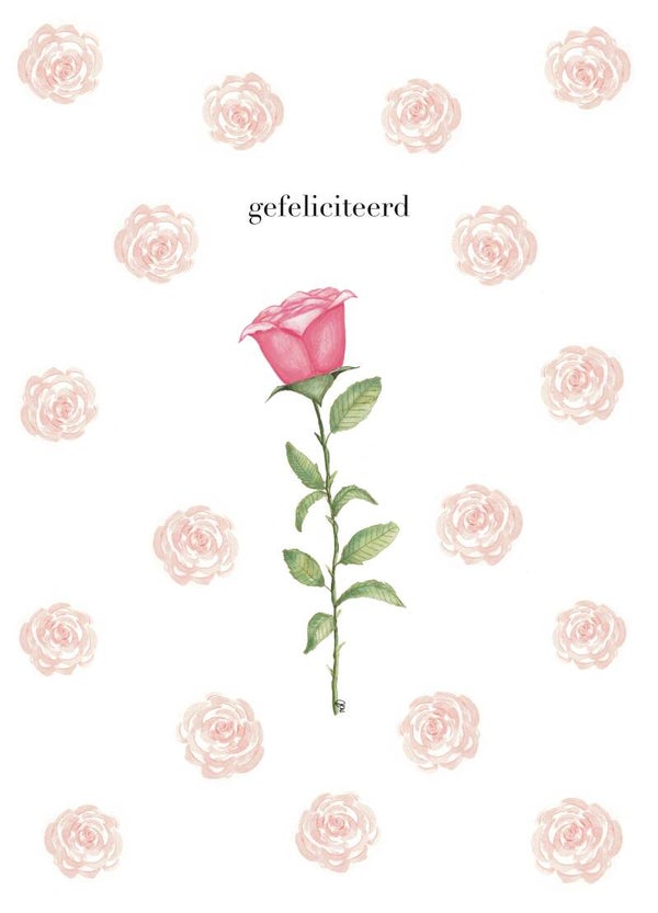 Kaart ‘Gefeliciteerd’