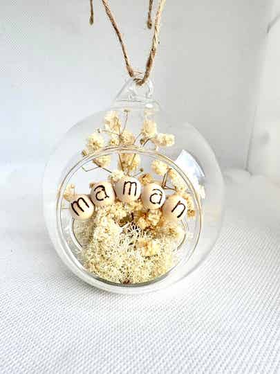 Sphère en verre à suspendre M